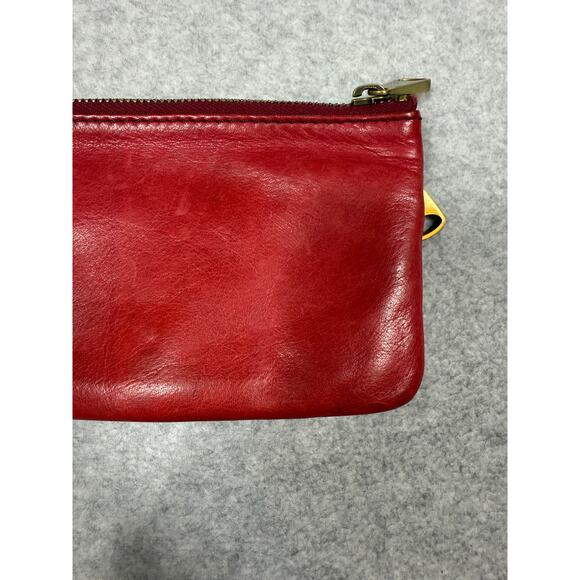 Fossil Red Leather Zipper Wallet - Picture 11 of 15